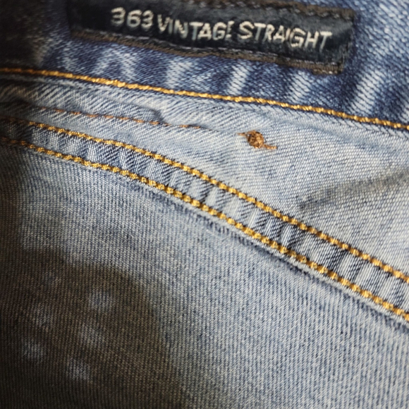 Lucky Brand 363 Vintage Straight Jeans Size 36/32 Men's Excellent Condition - Picture 9 of 10